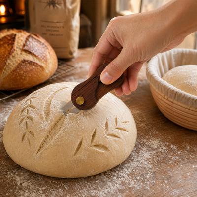Sauerteigbrot-Einschnittwerkzeug Lame Brotschneidewerkzeug Mit 10 Stück Klingen Bäcker-Lame Teig-Einschnittmesser Haushaltsküchen-Backwerkzeug