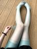 Cherry Blossom0101Ultra-Thin Pure Nylon Non-Stretch Stockings Light Legs European and American Retro Hold-Ups5dTax Included
