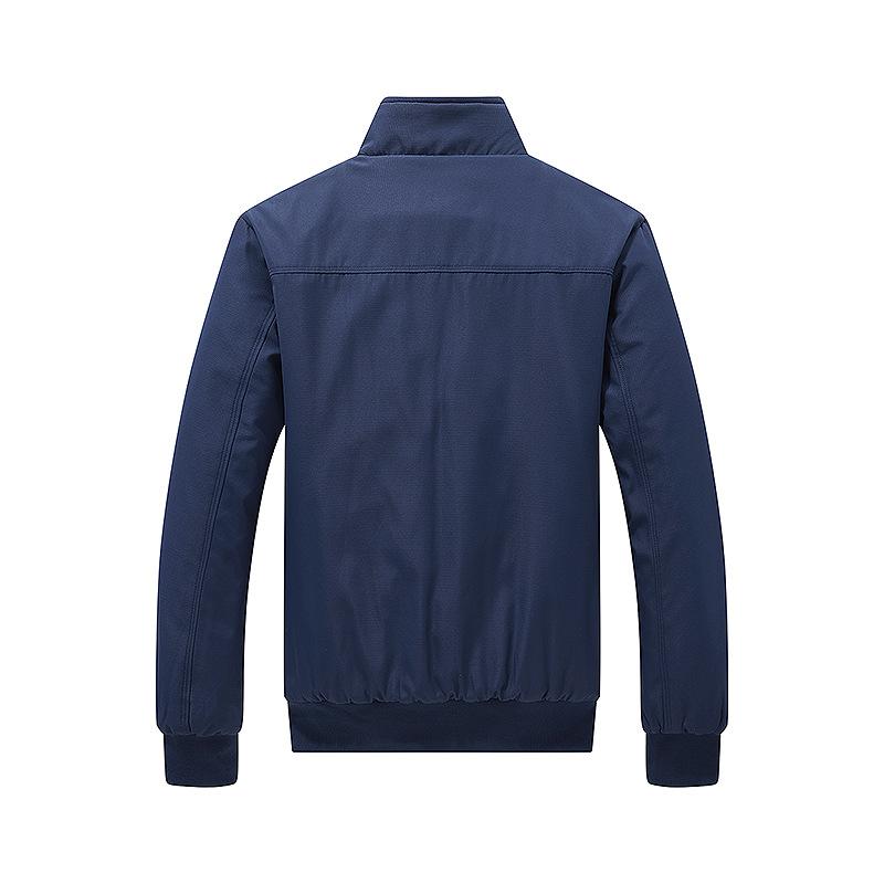 Flight Jacket Cotton-padded Jacket Men's Fleece Warm Down Jacket Fashionable Stand-up Collar Cotton-padded Jacket Plus-size Cotton-padded Jacket