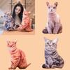 Cat Simulation 3d Plush Stuffed Toy Animal Doll Room Decoration Birthday Gift
