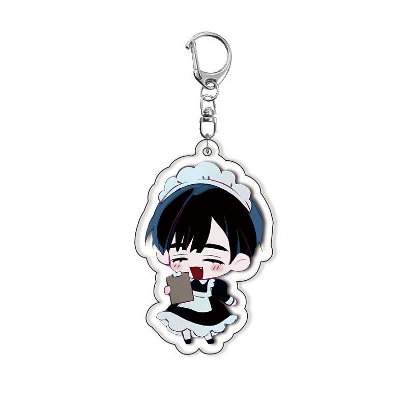 Anime Keychain Novelty Accessory Acrylic Double Sided Keychain Ingenious Pendant New Stock Acrylic Double Sided Keychain