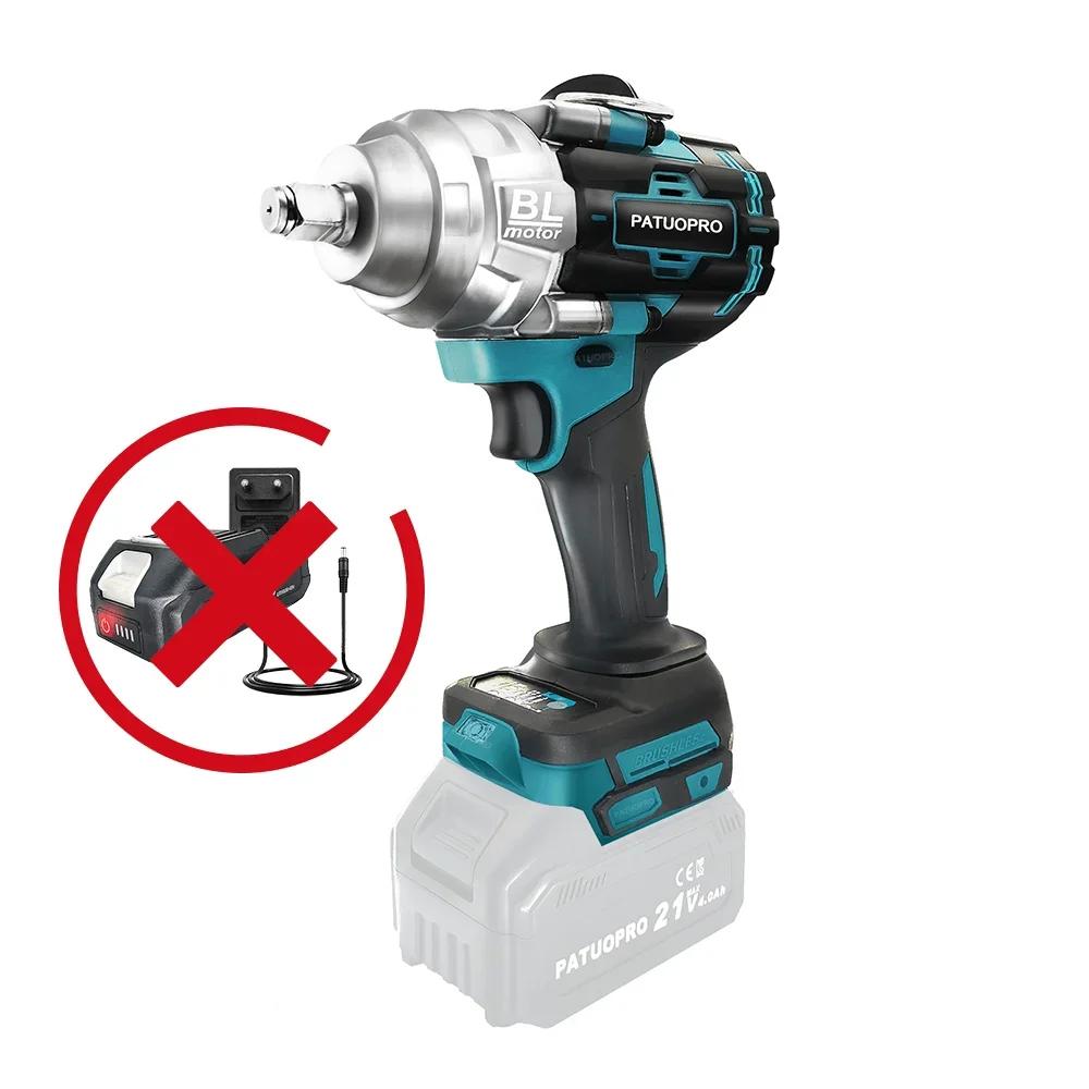 

Макс. 2000 Н.м Бесщеточный электрический ударный гайковерт 21 В Аккумуляторный гайковерт Ручные электроинструменты для аккумулятора Makita 18 В(Нет батареи)