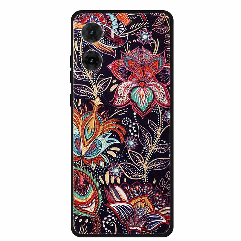 3D Emboss Case For Motorola G06 Phone Case Flowers Shockproof Soft Silicone Coque For Motorola E15 G05 G06 Power Back Cover Case