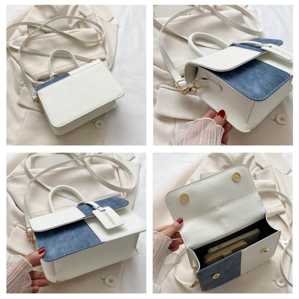 Durable PU Leather Crossbody Bag Versatile Casual Handbag Large Capacity Messenger Bags Women