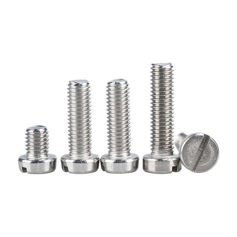 304 Stainless Steel Slotted Pan Head Machine Screws