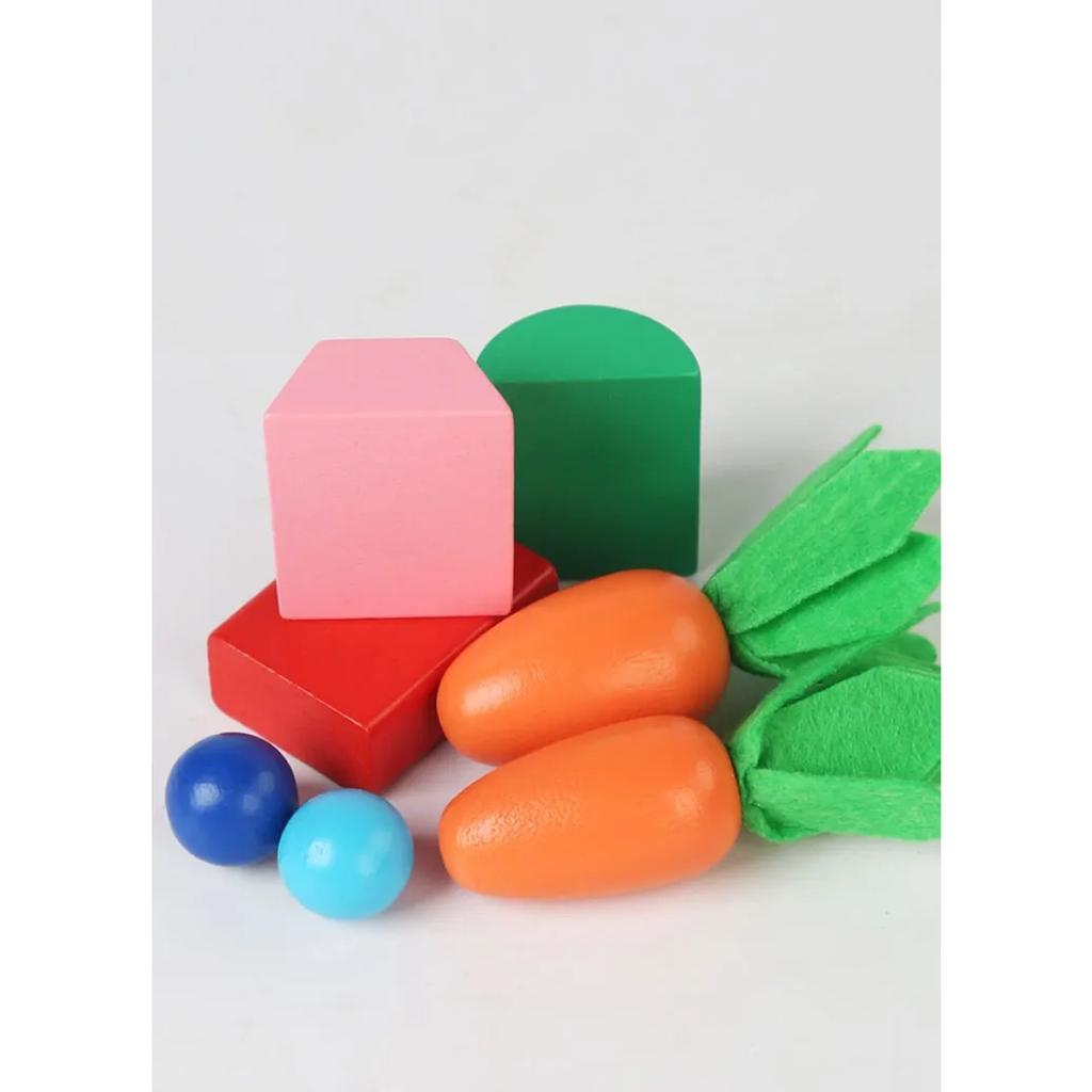 Wooden Shape Puzzle Preschool Cognitive Toy Early Learning Sorter Game Shape Sorter Puzzle for Children Kids Girls Boys Toddlers