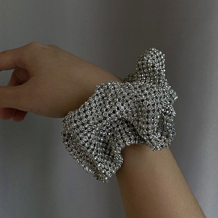 Oversized Hair Tie Elastic Scrunchies French Hair Scrunchy for Elegant Bun Suitable for Thick and Thin Hair