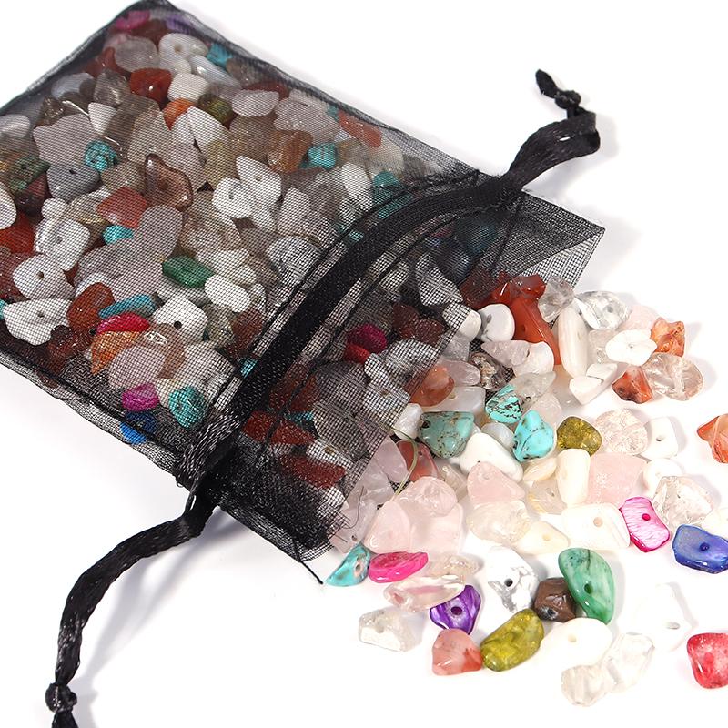 10pcs Adjustable Organza Bags 7x9cm Jewelry Packaging Bags Wedding Birthday Drawstring Pouches Christmas Gift Bags