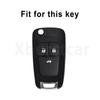 3 Tasten TPU Autoschlüsselhülle für Buick Chevrolet Cruze Opel Vauxhall Astra J Corsa Insignia Mokka Encore Auto Hülle Schlüsselanhänger