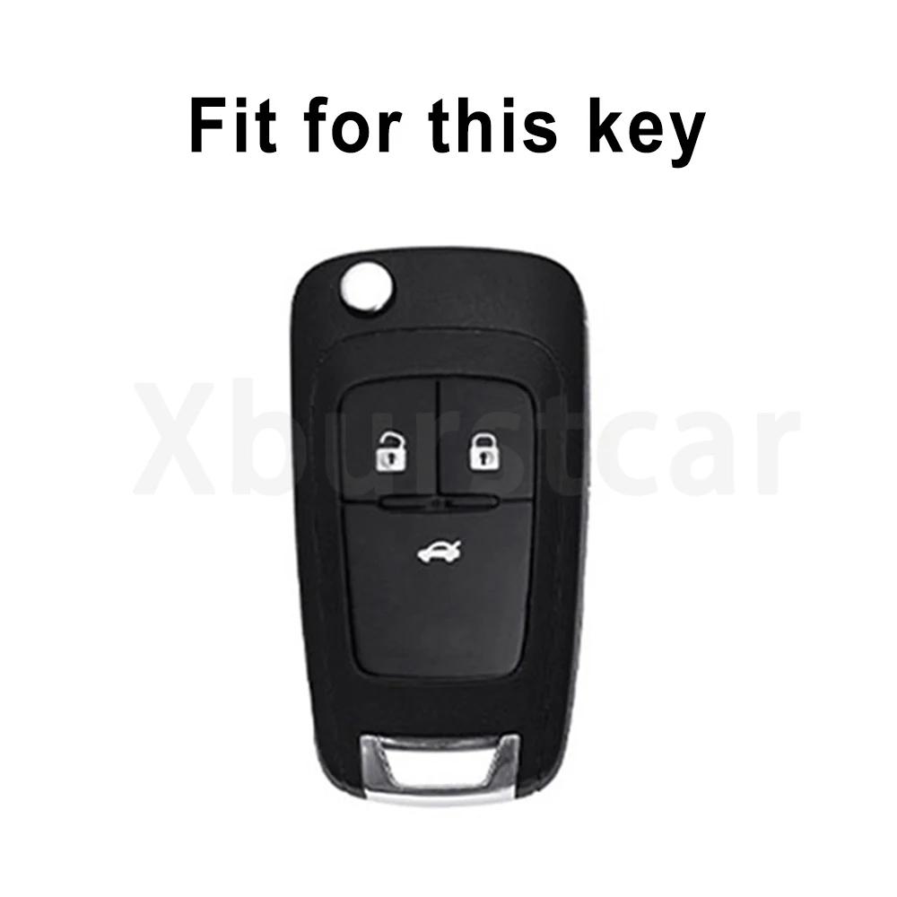 3 Tasten TPU Autoschlüsselhülle für Buick Chevrolet Cruze Opel Vauxhall Astra J Corsa Insignia Mokka Encore Auto Hülle Schlüsselanhänger
