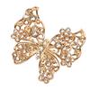 Non-fading Butterfly Brooch Rhinestone for Women, Shape Lapel Pin Lightweight Clip, Sweater Cardigan Coat Suit Scarf Jewelry Accessories