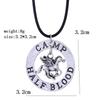 Blood Flying Horse Pendants Necklaces for Men Women Percy Jackson CAMP HALF Necklace Fashion Charm Jewelry Accessories Gifts