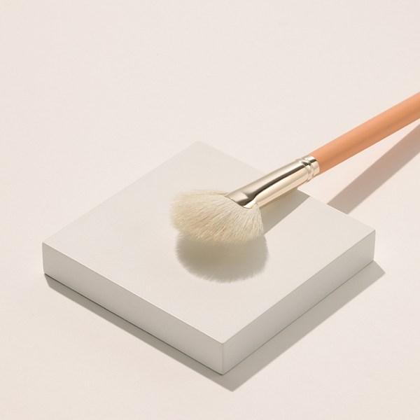 The Tool Lab 160 Blusher Fan Makeup Cheek Brush, Mixed Colors, 1 Piece, the Most Popular Beauty Accessory In Korea