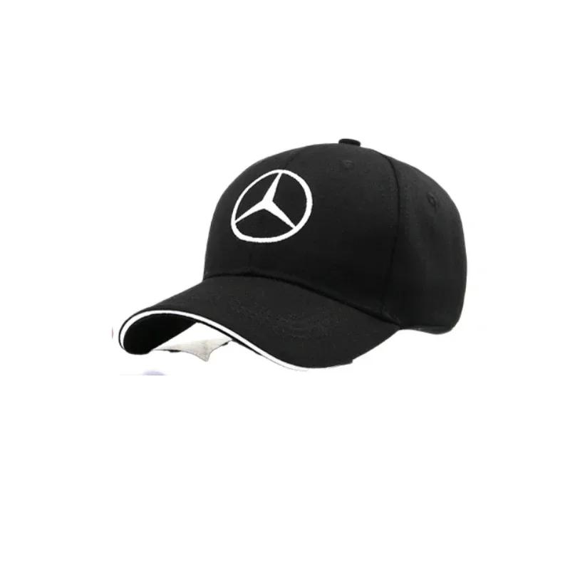 KNMG7 Cotton Sunhat Unisex Outdoor Sports Tennis Baseball Hat for Mercedes Benz Logo GLA ML W203 W204 W205 W210 W211 W212 W213 C63 G63