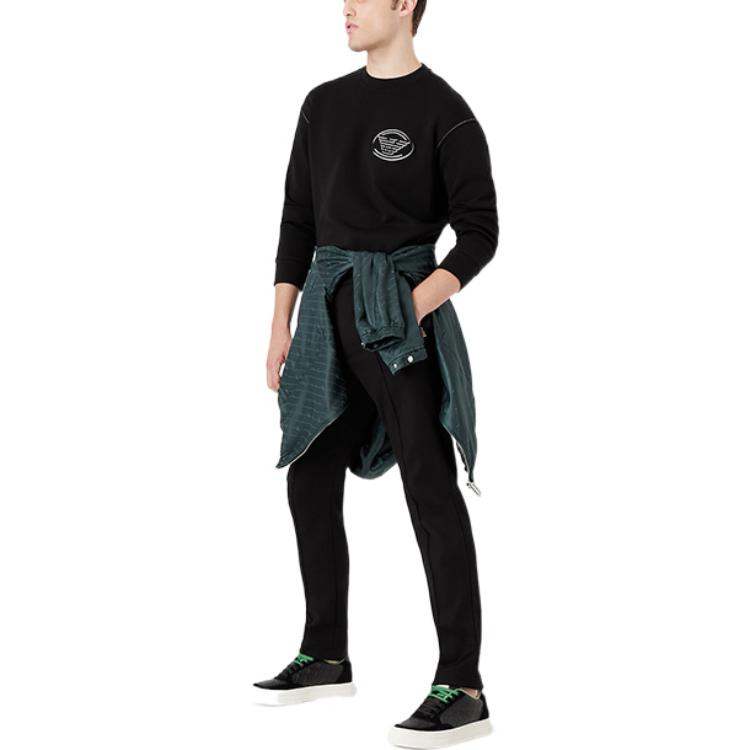 Emporio Armani FW22 Sweatshirt Men's Black 6L1M82-1JHSZ-0999