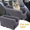 Hnízdo pro mazlíčky do auta Malý pes Středová konzola na autosedačku Vodotěsná podkládací postýlka Bezpečný Přenosný psí nosič do auta s nastavitelnými popruhy pro kočky Psy