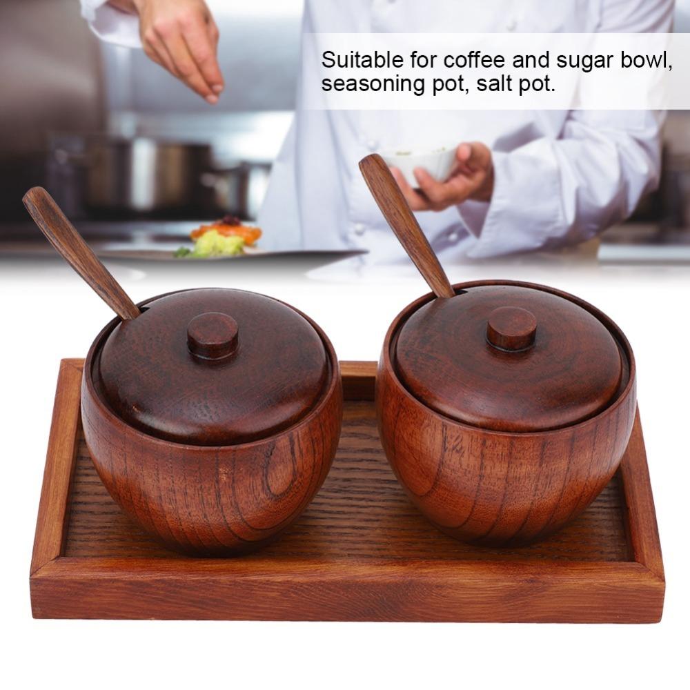 1 Set Matching Mini Spice Spoon Storage Jar Support Tray Included Organizer Set Barbecue Seasoning