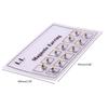 Personalized 12 Pcs Magnetic Stud Earring Ear Bone Nails Fake Cheater Non Pierced Jewelry Nose Ear Lip Stud Magnet DIY