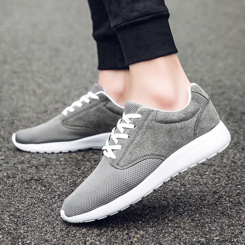 22 autumn large size outdoor casual shoes sports breathable comfortable flat shoes 40