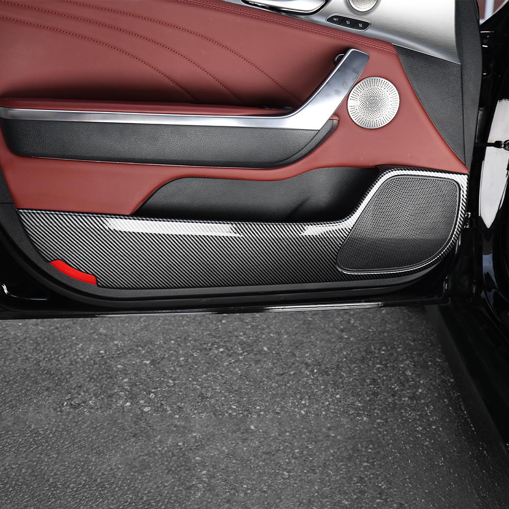 4PCS Car Door Anti Kick Pad Covers Frame Interior Inner Door Trim For Stinger 2018-2023 Accessories LHD/RHD