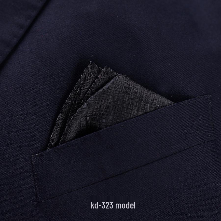 Men's British Red Pocket Square for Business or Wedding