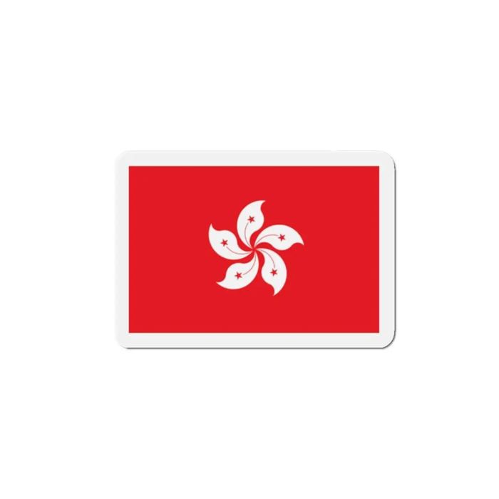 Aimant Drapeau Hong Kong - Multicolore - 9 cm - 50 pièces - Résine synthétique - Mixte