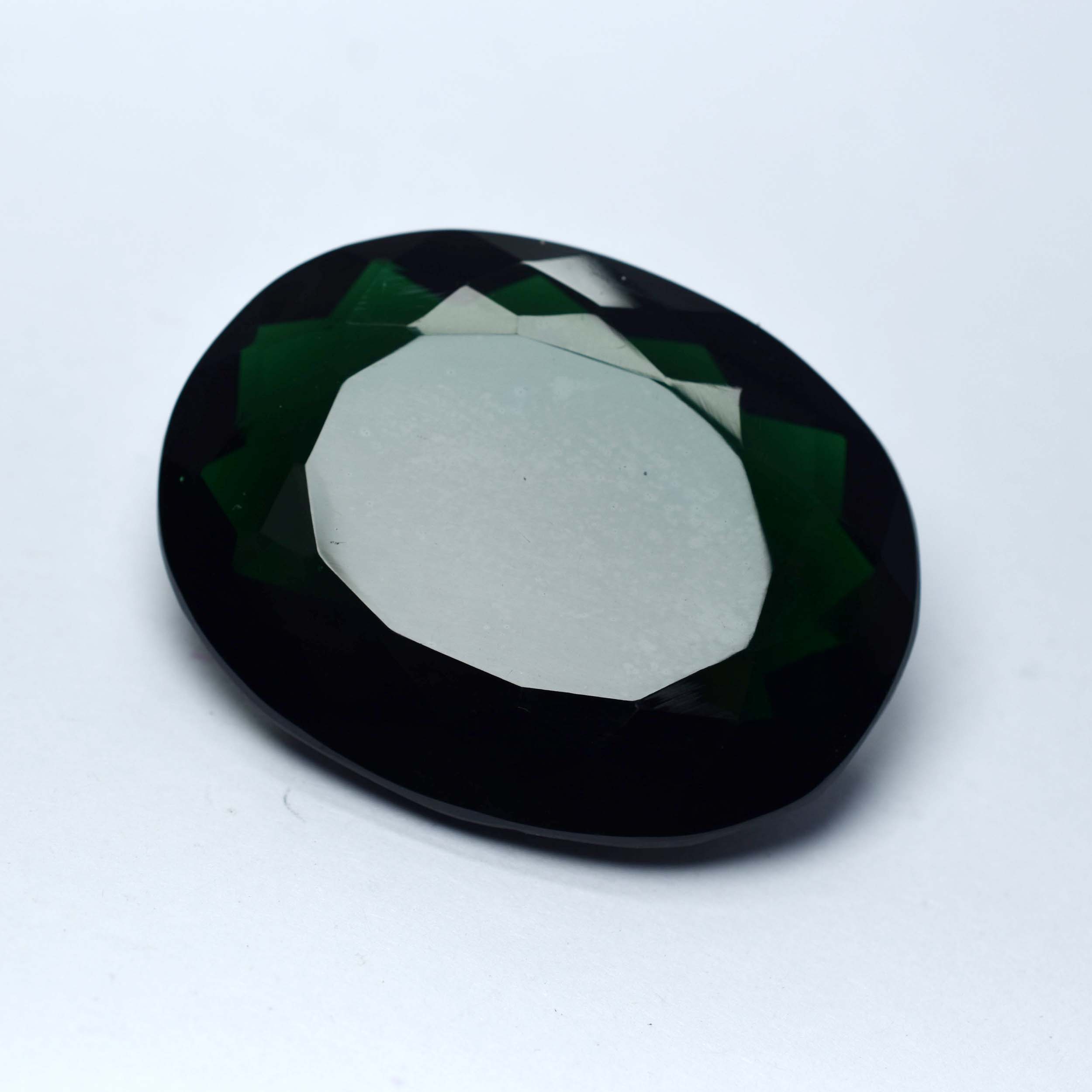 

CERTIFIED 167.50 Ct NATURAL Green Emerald Oval Shape Huge Size Loose Gemstone AM-122 47.1 mm approx зелений