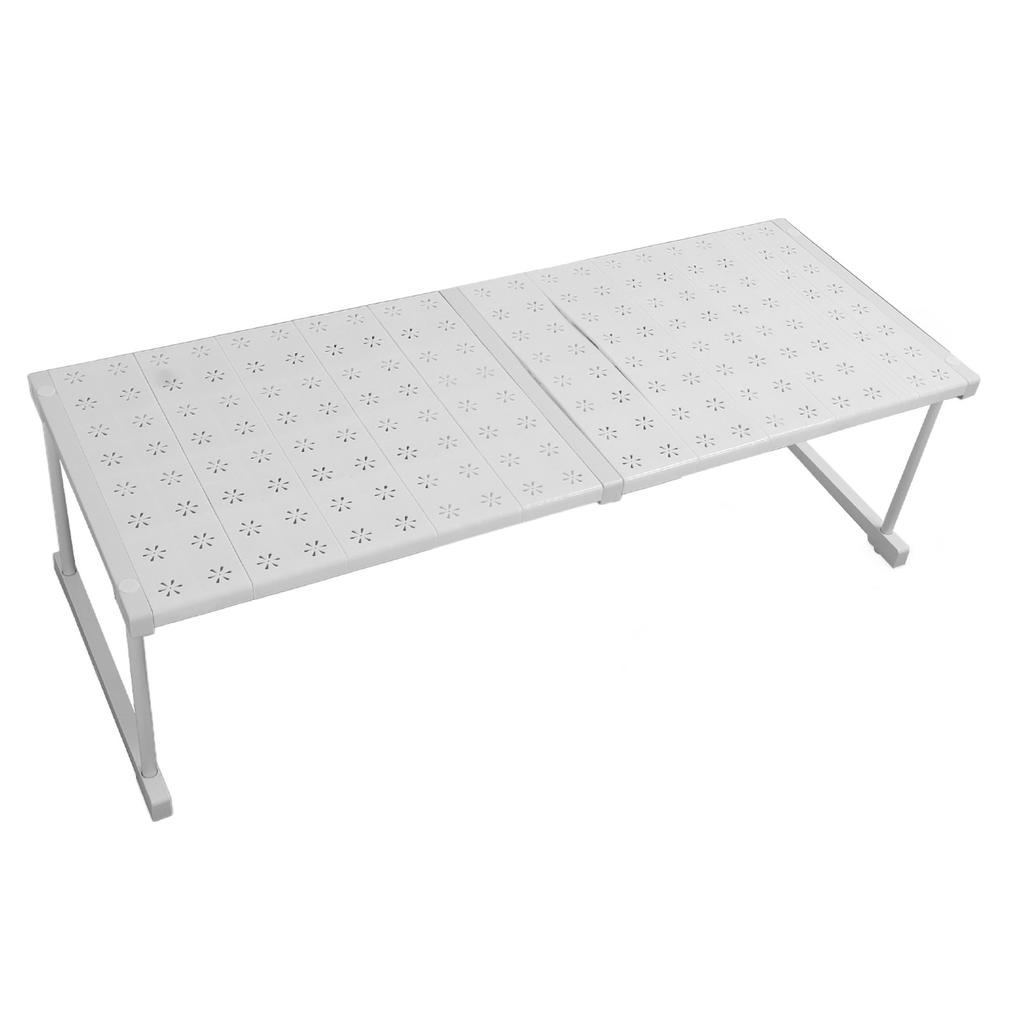 Expandable Closet Shelf Organizer Adjustable Space Saving Wardrobe Sink Tension Shelf 42cm Width