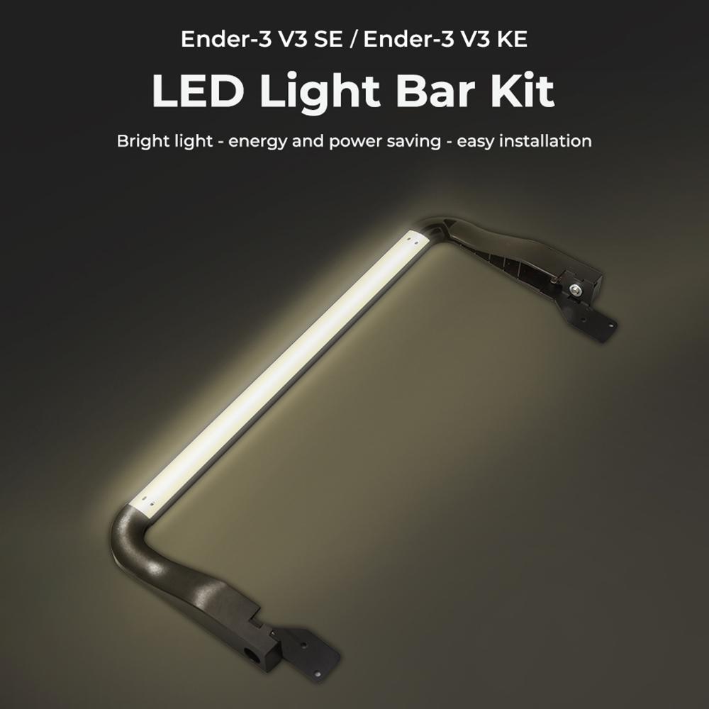 Creality LED-lichtbalkset Energiebesparend en eenvoudige installatie Zacht licht Geen flitser voor Creality 3D