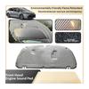Front Hood Engine Flame Heat Delay Sound Pad Insulation Mat Car Accessories Compatible with Corolla Touring Sport 2019 2020 (Black)