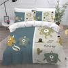 3D Printed Boutique Bedding Set Cartoon Animal 3-Piece Set for Children and Adults Full Size Soft 100% Microfiber Zipper