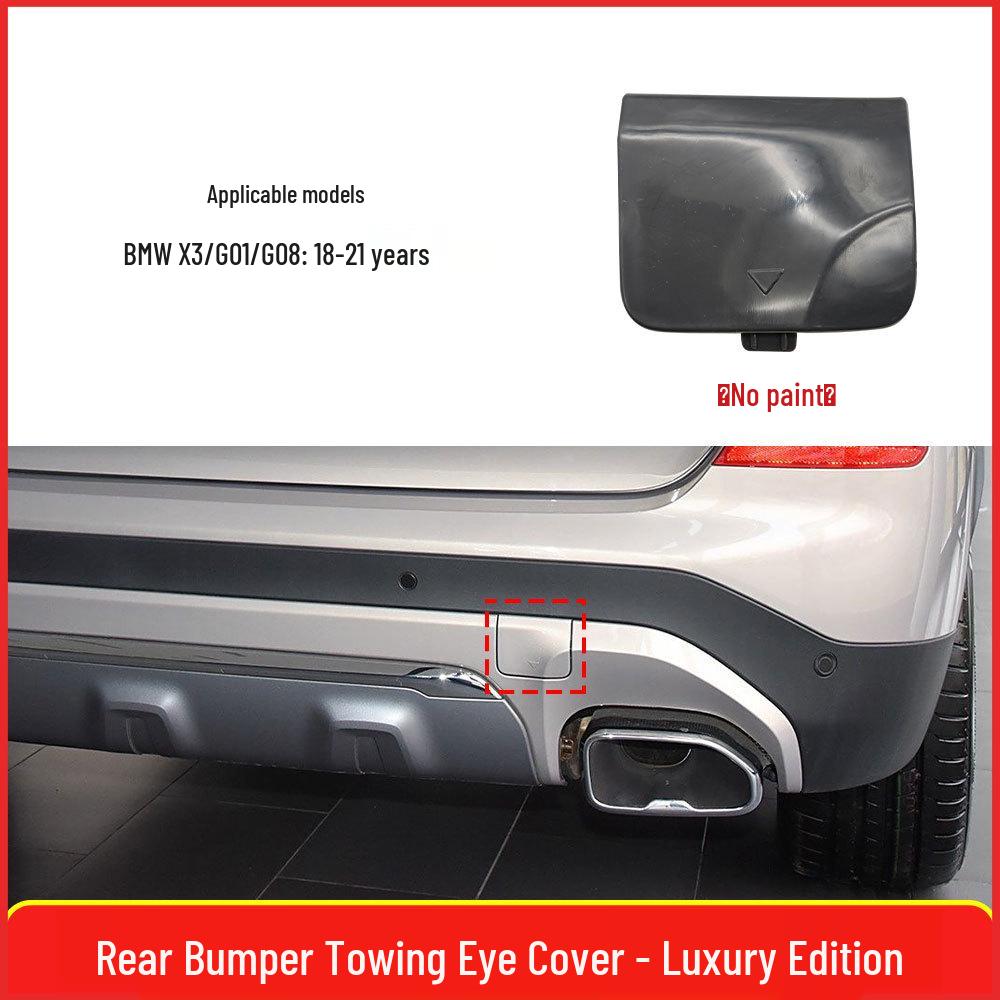 Накладка на задний буксировочный крюк BMW X3 (2018-2021 гг.) G01 51127498525