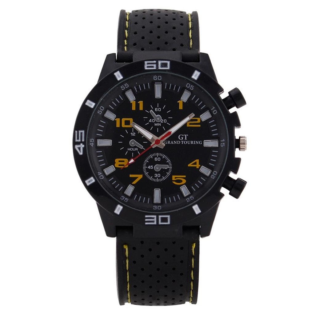Men's Waterproof Luminous Running Alarm Clock Watch