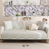 Ice Silk Special-Shaped Sofa Cushion Fixed Non-Slip Summer Leather Sofa Cushion Light Luxury High-Grade Cool Bean Cover Cloth Towel