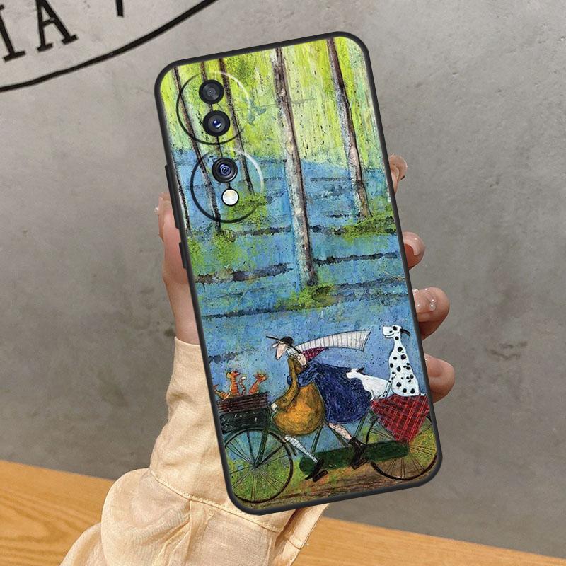 

Sam Toft Art Abstract Landscape Case For Honor Magic 7 Lite 5 6 8 Pro 200 400 50 70 90 Win RT X8c X8b X9a X9b X9c X9d Cover Honor X9c