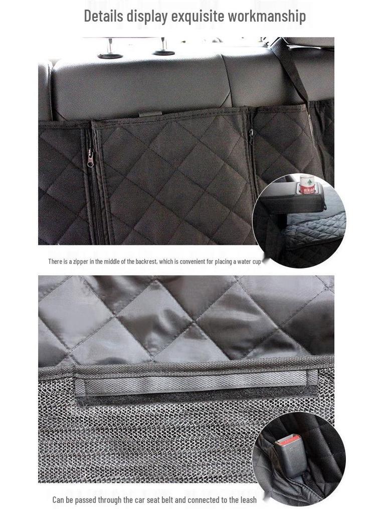 Wasserdichte & Kratzfeste Rücksitz-Automatte für Haustiere - Einfache Installation