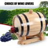 Wine Barrel Self Brewed Wine Pine Aging Barrels Wooden Beer Barrels for Bar Catering Barbecue Shop HT