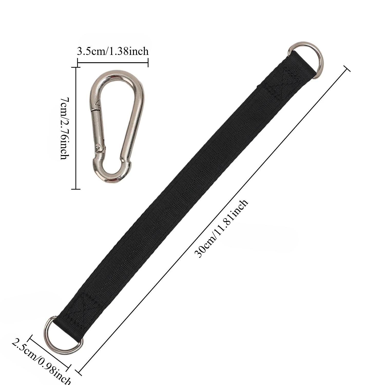 

3 Sets Swing Hanger Hammock Tree Strap Heavy Duty Hanging Kit With Carabiner For Sandbag Punching Bag Outdoor Gym Fitness Suspen