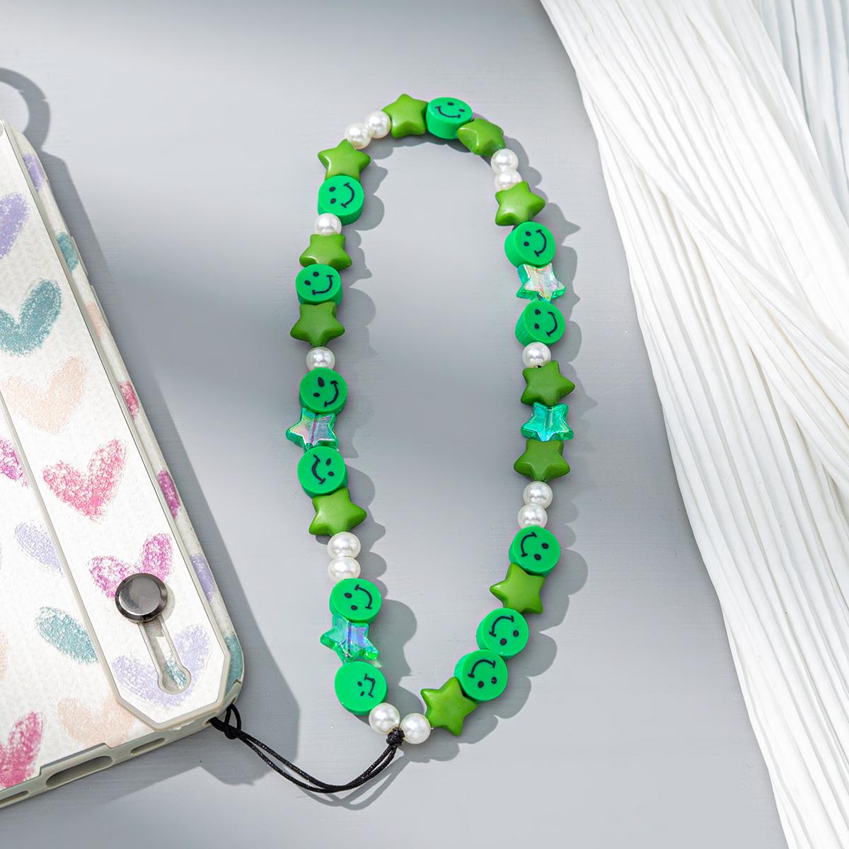 Модная Очаровательная цепочка для мобильного телефона с жемчугом и глиной — фото 17