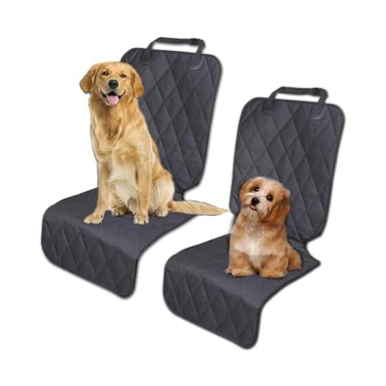 2-Piece Car Seat Cover, Car Seat, Waterproof, Protective Seat, Anti-Stain, Anti-Slip, Anti-Scratch Hook Included, Driver Seat, Passenger Seat, Rear