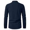 Men's Casual Hippie Style Drawstring Collar Long Sleeve Shirt Cotton Linen Blend Lightweight Comfortable Top for Everyday Wear