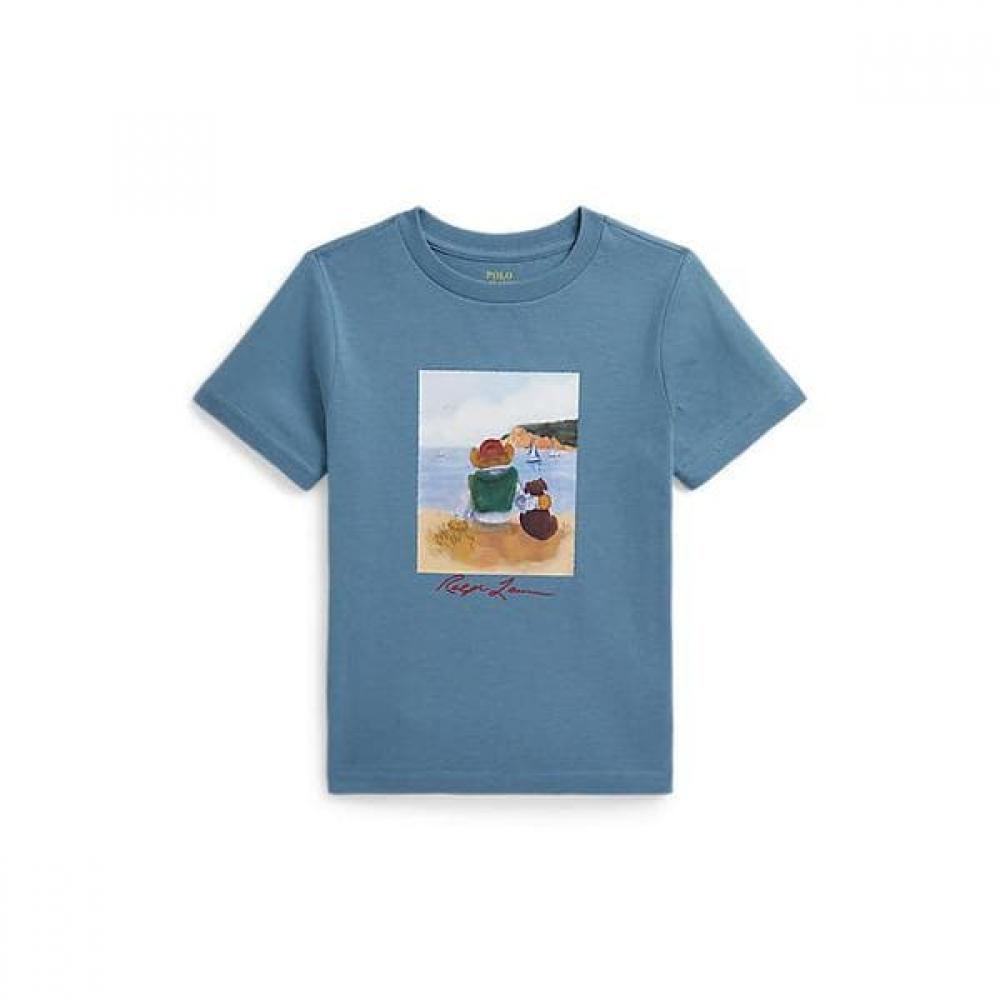 Polo Ralph Lauren Boys 2 7 Years Polo Bear Cotton Tee Cwpotshb8021242400 3