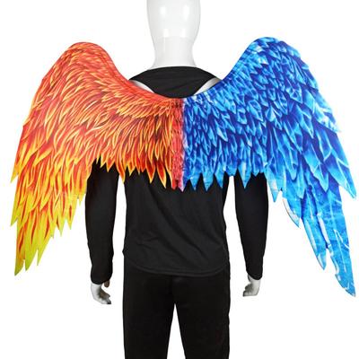 Adult Wings Halloween Carnival Foldable Non-woven Print Phoenix Angel Wing