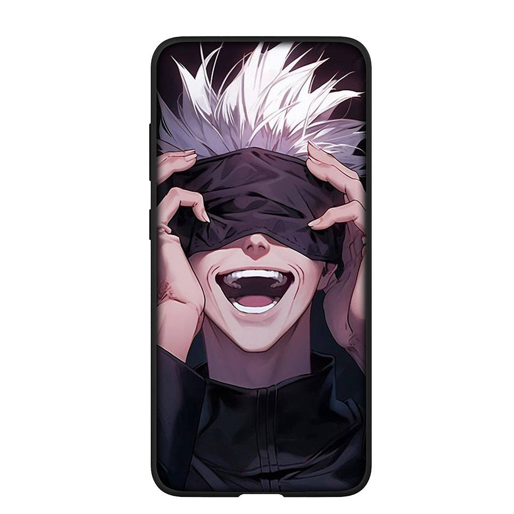 Phone Case for Samsung Galaxy S25 S24 S23 iPhone 16 15 Xiaomi Redmi Note 14 13 12 16E X 11 Pro Max OPPO Moto Huawei Gojo Satoru Jujutsu Kaisen Cover