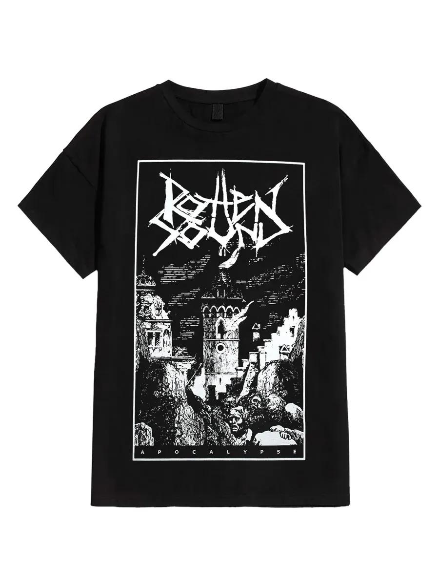 

Men s Rotten Sound Graphic T-Shirt, 100% Cotton Crew Neck Short Sleeve Tee, Casual Summer Top for Daily Wear and Gift 3XL