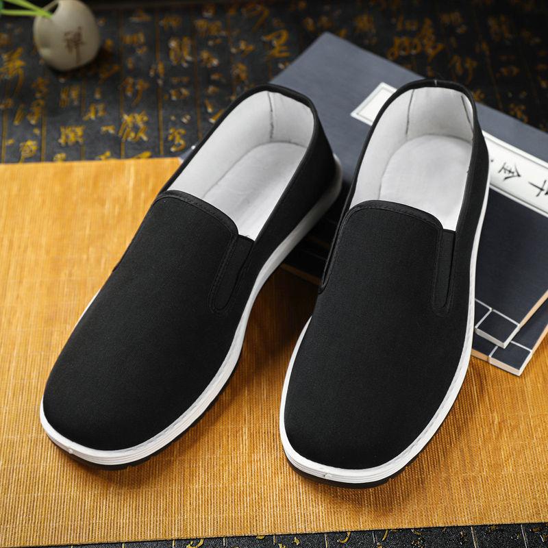 Men's Canvas Shoes Oxfords Comfortable Wear-resistant Breathable Stirrups Men's Shoes
