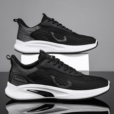 Spring Breathable New Soft-soled Casual Sports Shoes Fly-woven Mesh Travel Running Shoes