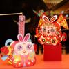 Chinese Style Rabbit Lantern Cartoon Handheld Rabbit Lantern  for Mid-Autumn Festival