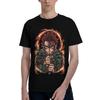 Demon Slayer Unisexga And Anime Unisex Tshirt Clothes Cool Tee Shirt Short Sleeve Fugees Pure Cotton