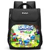 Smurf Anime Backpack Student Schoolbag Computer Bag